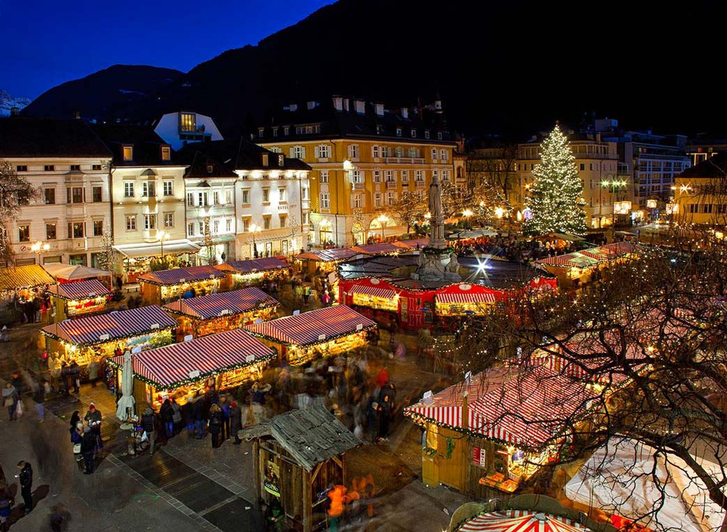 Viaggi organizzati nei mercatini per Natale a Bolzano