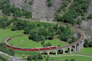 Viaggio organizzato con il Trenino Rosso del Bernina