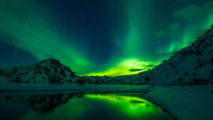 viaggio aurora boreale islanda in aereo